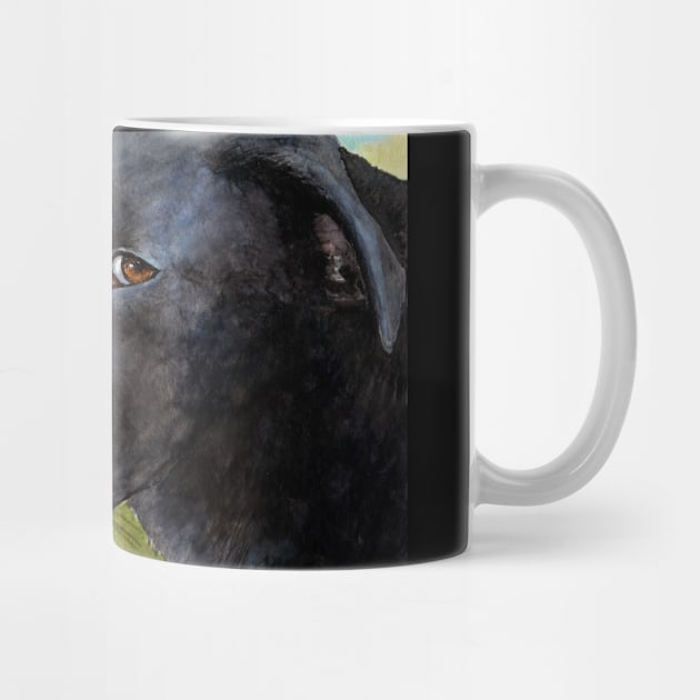 Dog 115 black Labrador by artbylucie